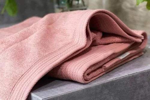 Полотенце махровое Imperial розовое